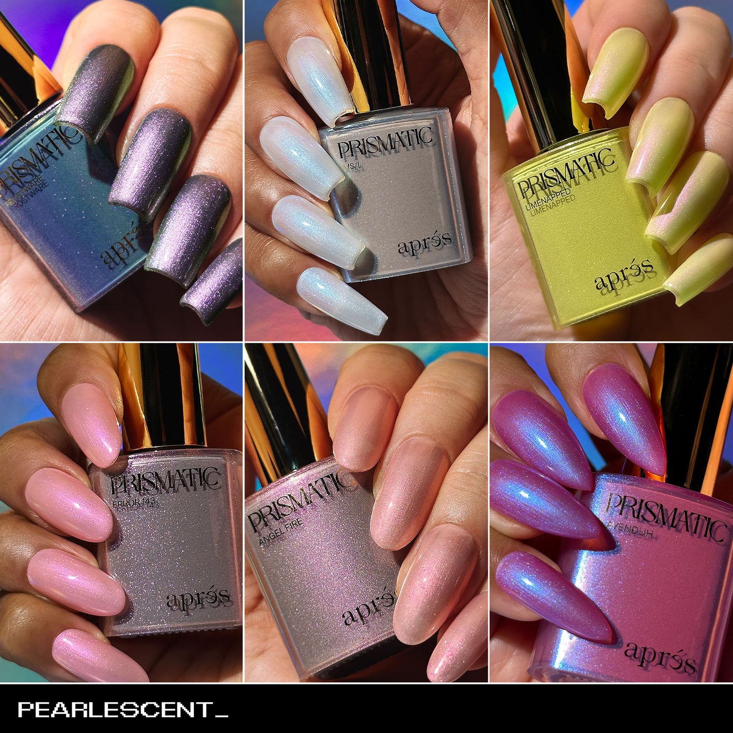 Apres Gel Couleur (HEMA/TPO/TMPTA-Free) 10mL - PRISMATIC Gel Couleur Collection Set (18pcs)
