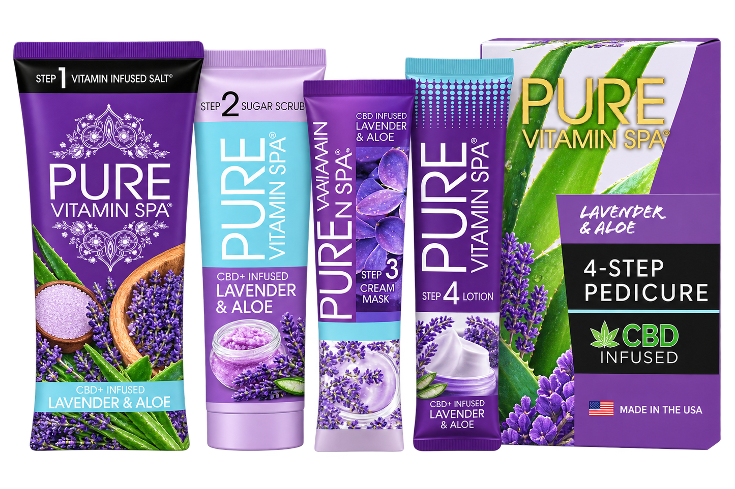 Pure Vitamin Spa 4 Step - Lavender