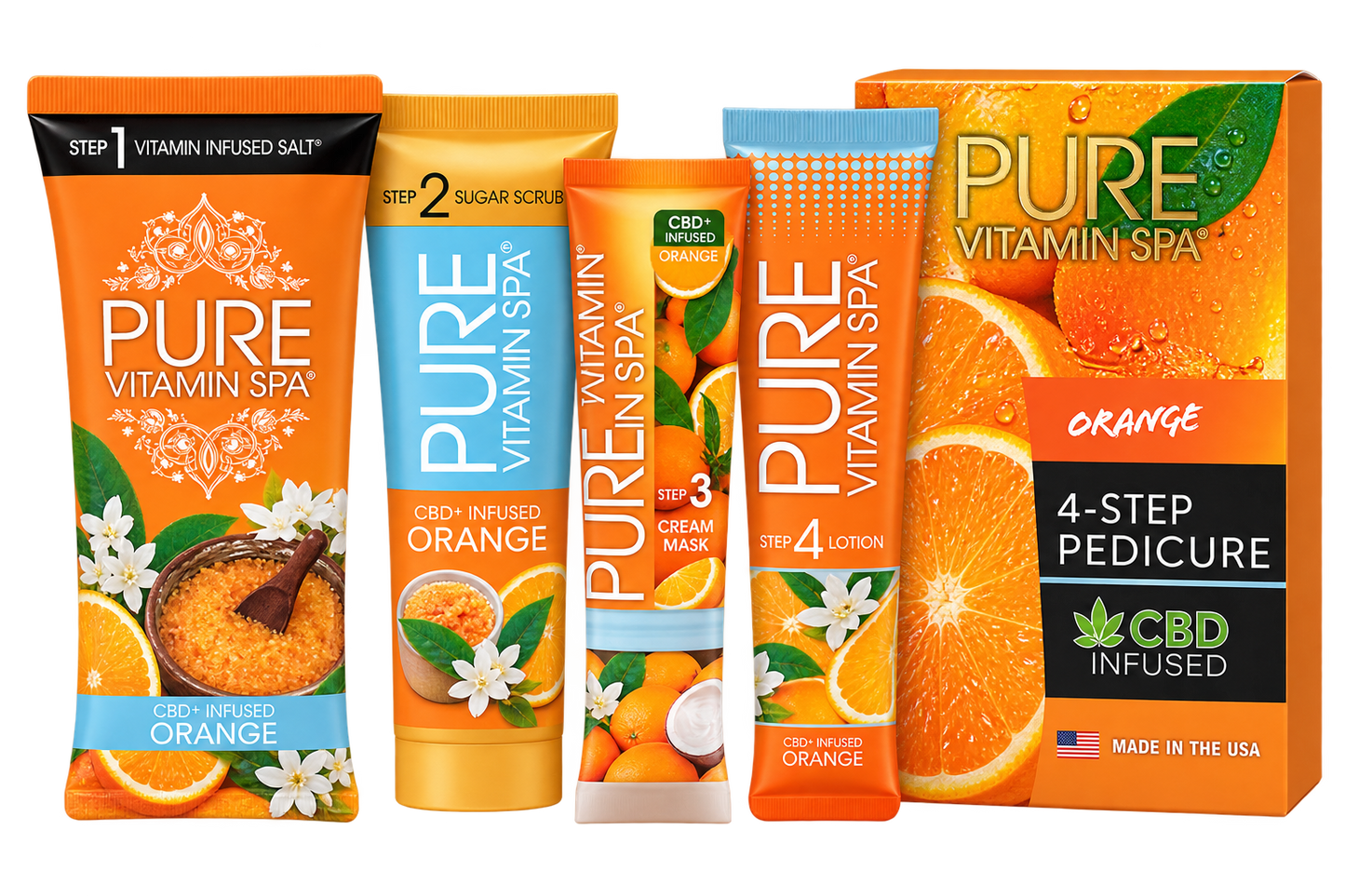 Pure Vitamin Spa 4 Step - Orange & Tangerine