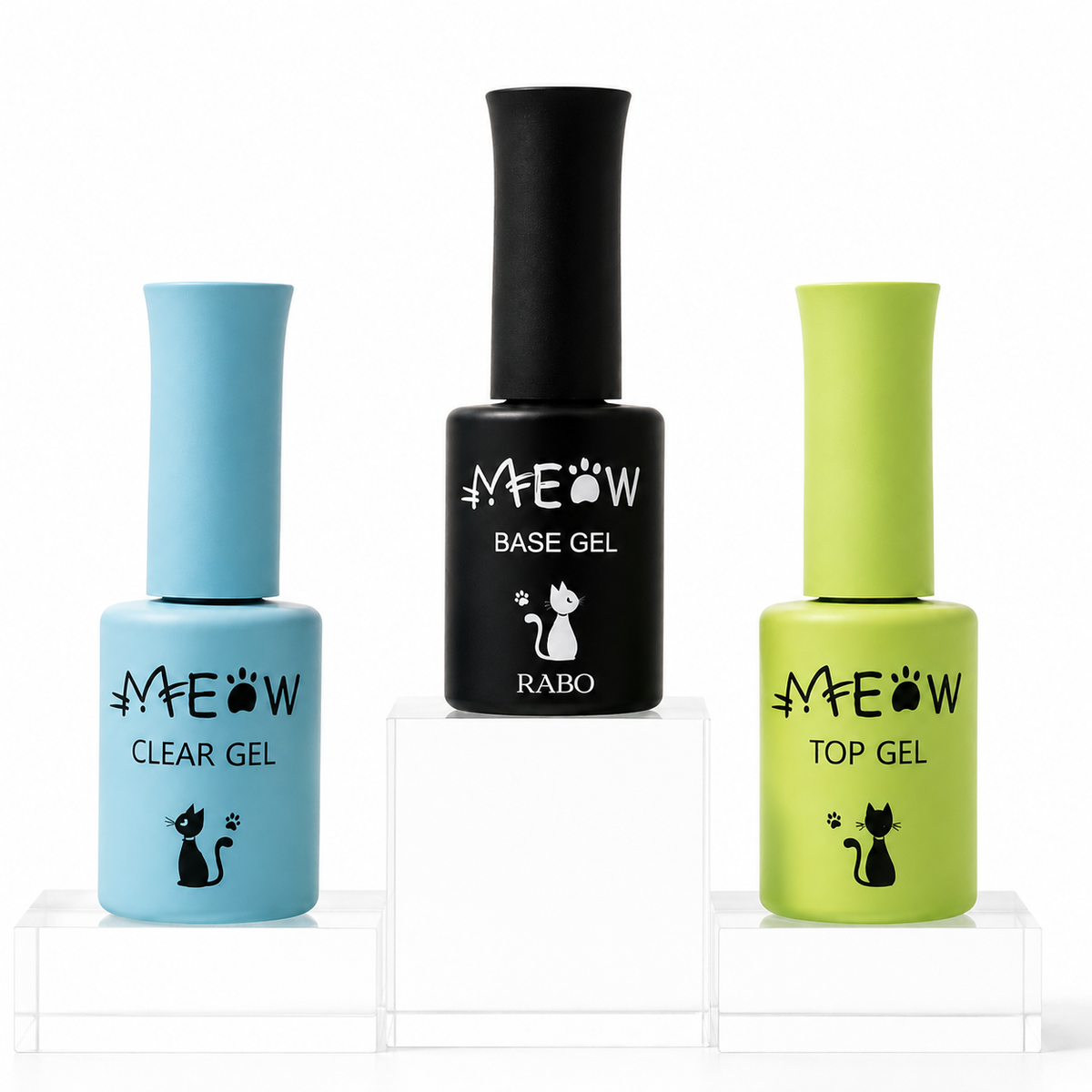 RABO Gel - MEOW Basic Gel Set (3pcs)