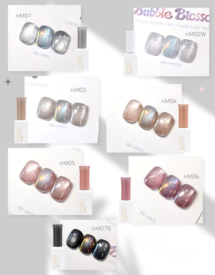 RABO Non-Wipe Cat Eye Gel Polish - #NM02
