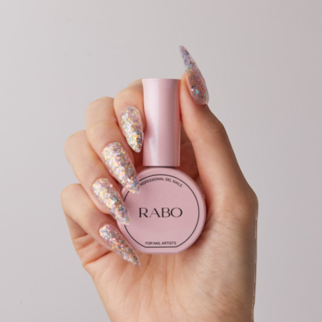 RABO Glitter Gel Polish - Cocktail Sunset #G2