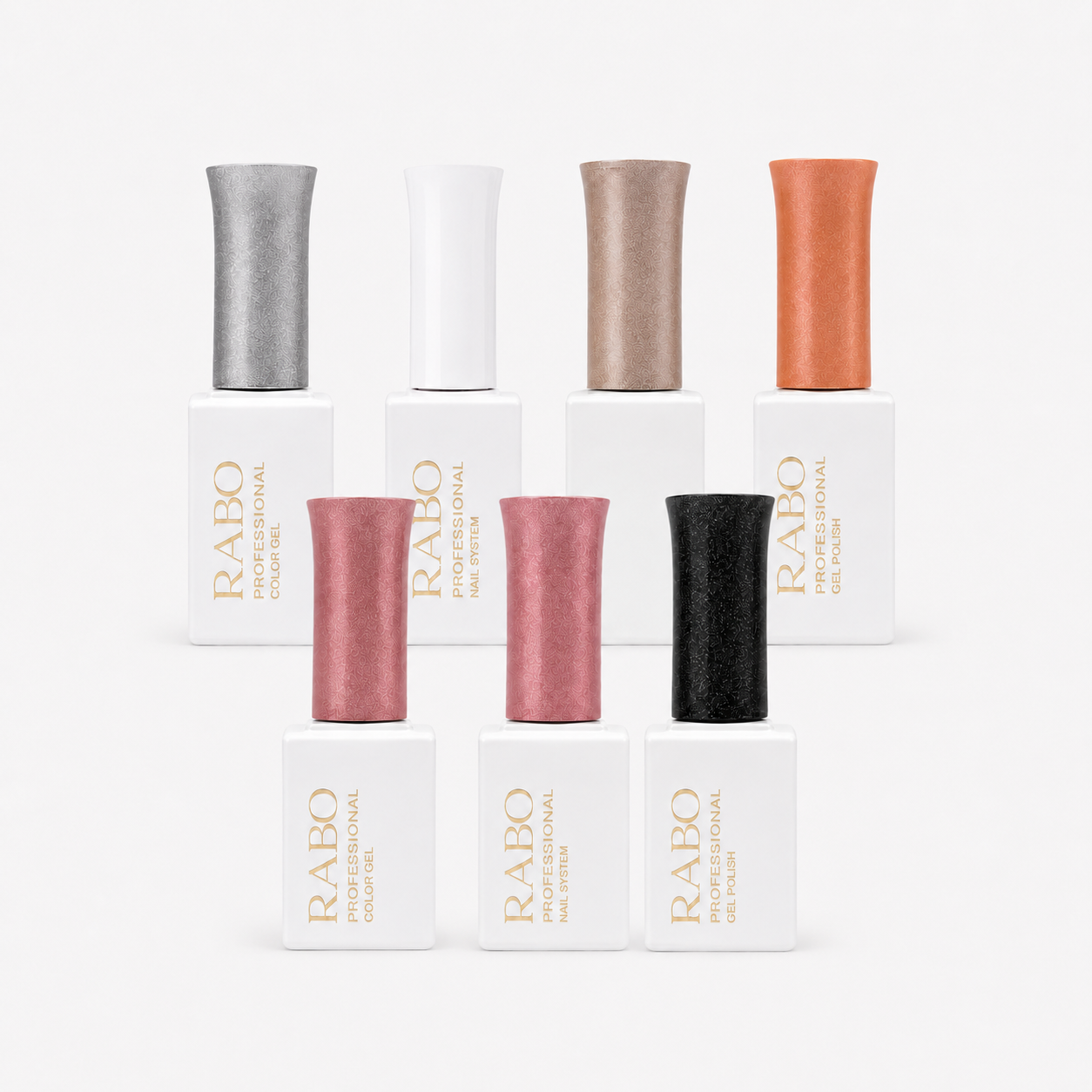 RABO Non-Wipe Cat Eye Gel Polish - Bubble Blossom Collection (7pcs)