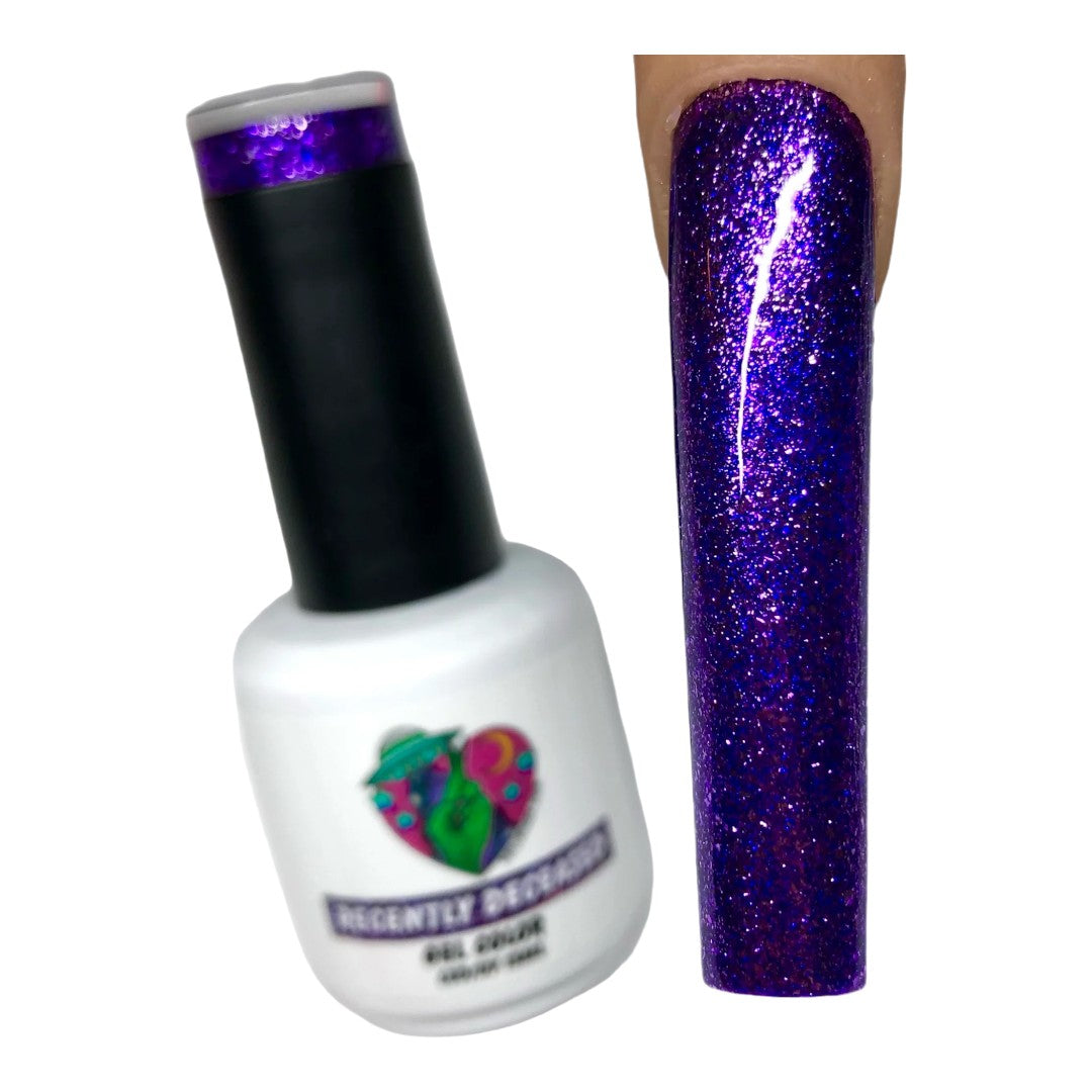 Nailz By Dev Recently Deceased, purple and glitter nails, nail art template