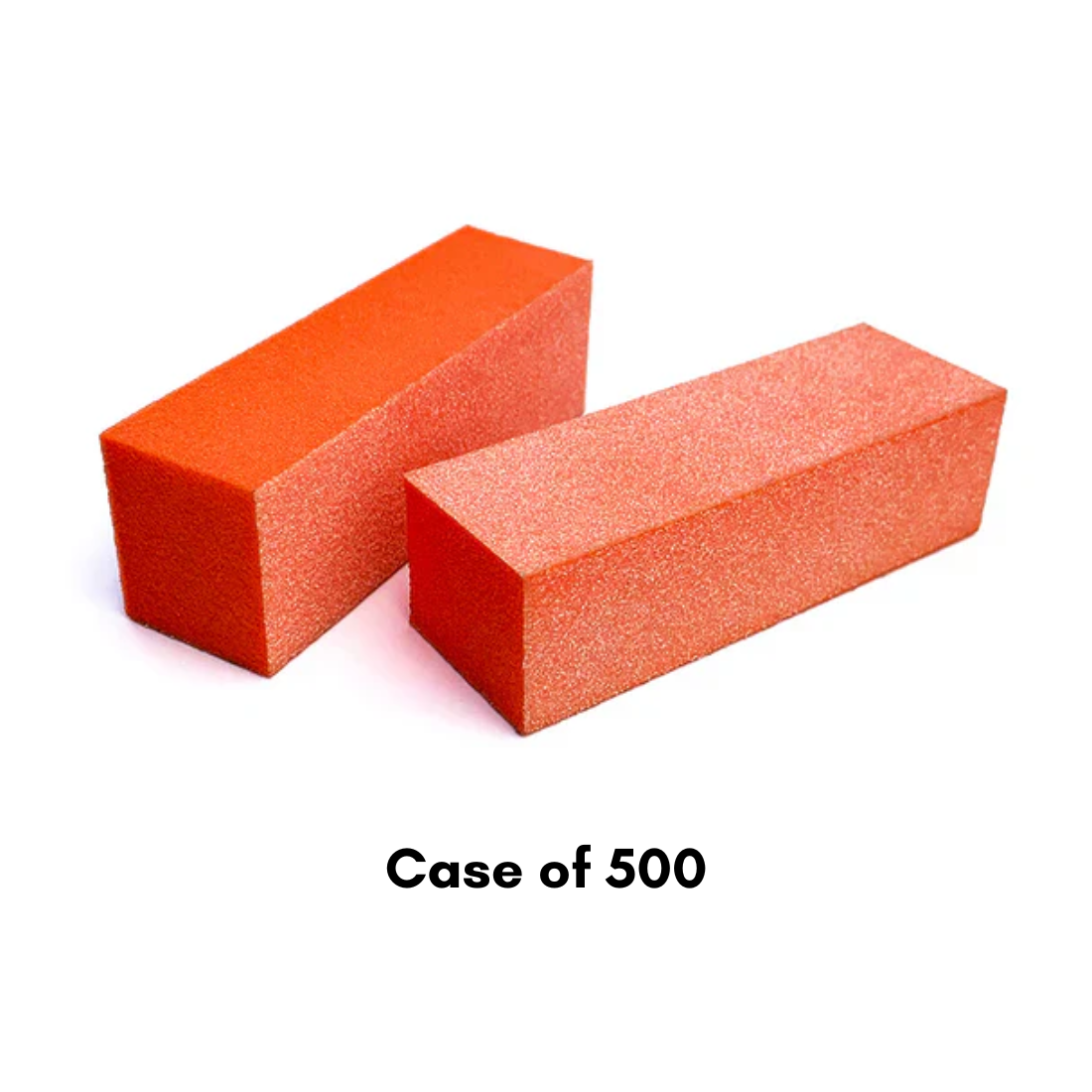 RED Nail Design 3-Way Buffer - Orange/White 80/100 Grit (Case of 500)