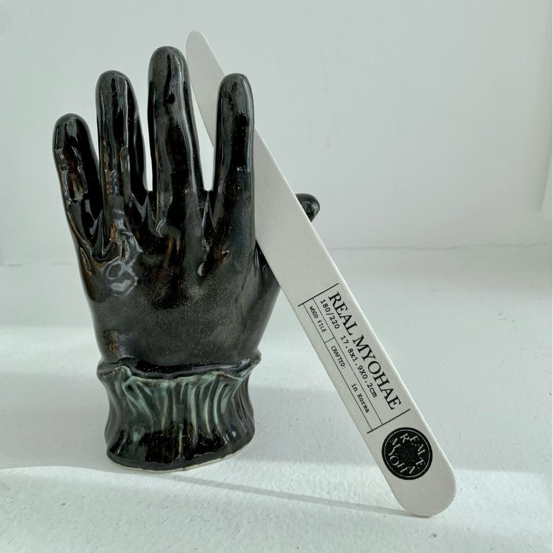 Real Myohae Nail Files - Wood 180/220 (1Pc)