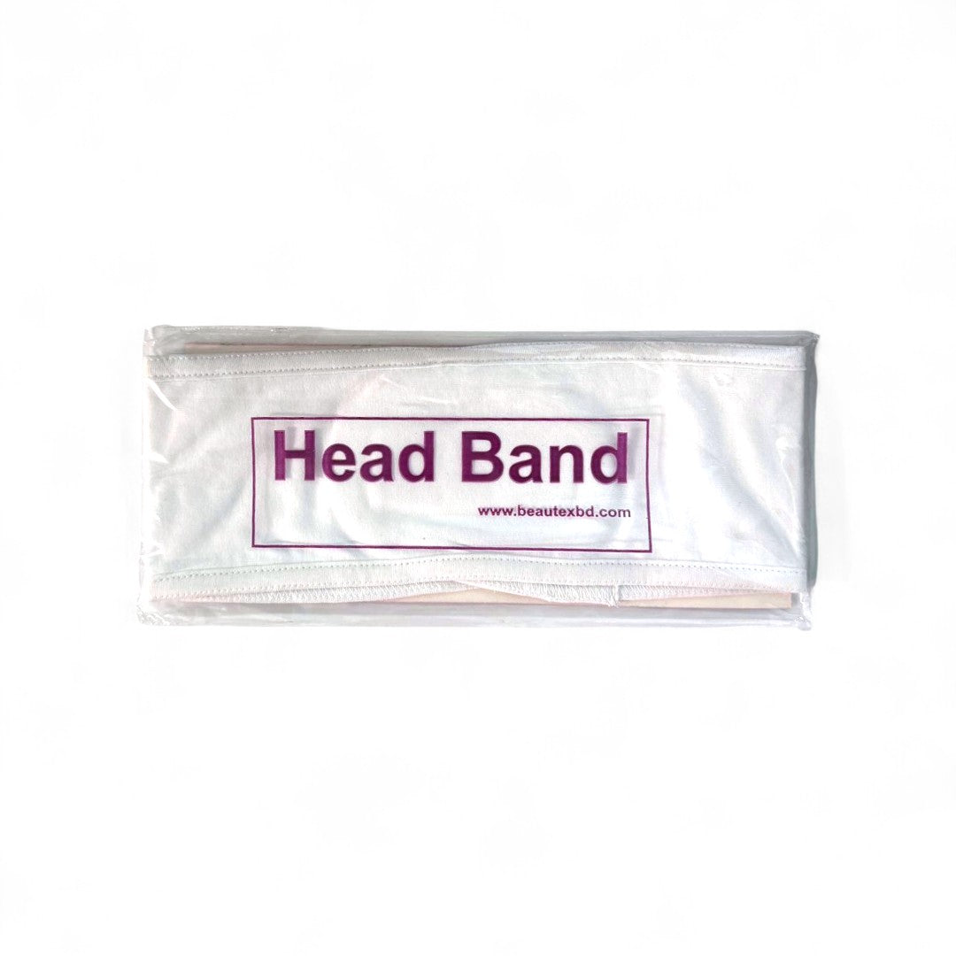 Lotus Reusable Spa Headband - White