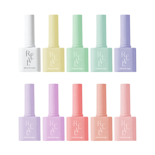 Reve In Nail Glitter Gel Polish Glowish Collection RG21-30 (10pcs)