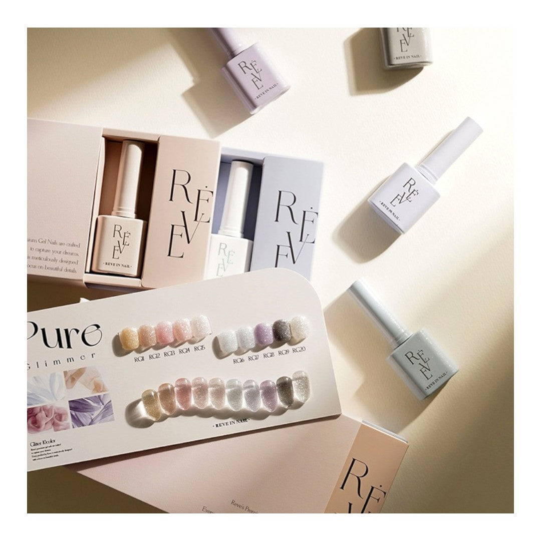 Reve In Nail Pure Glimmer Glitter #RG11-RG20 Collection