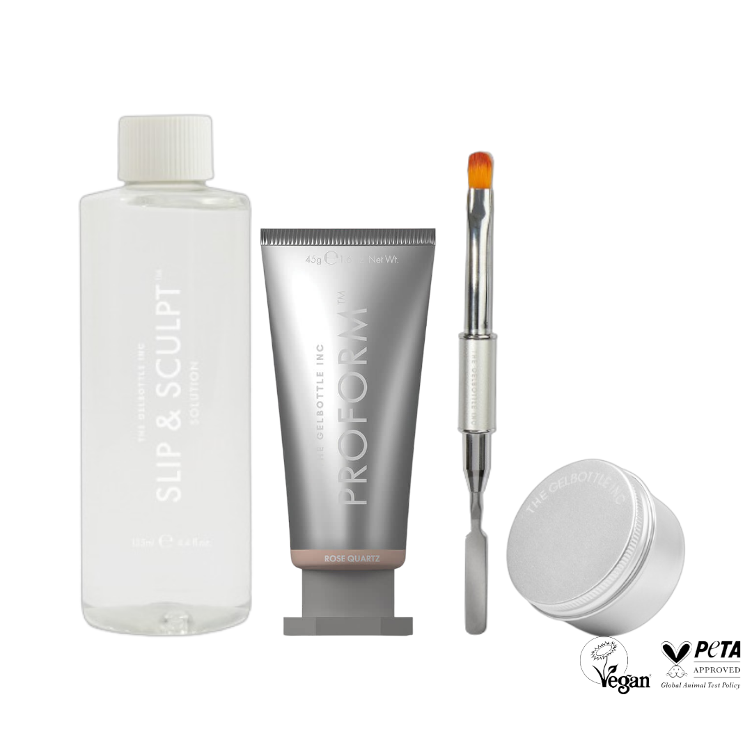 the gel bottle, polygel nail kit, dtk nail supply