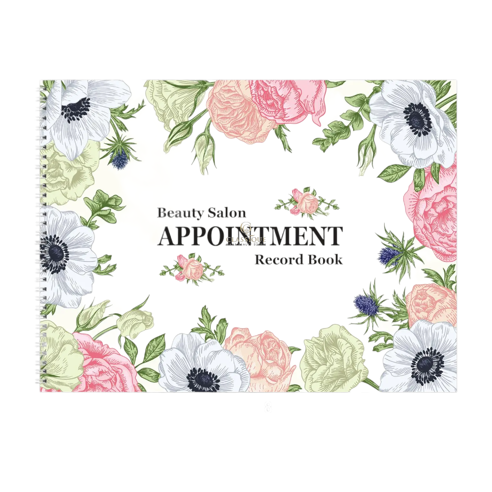 Salon Appointment Book 8Column #AB118 - Classique Nails Beauty Supply