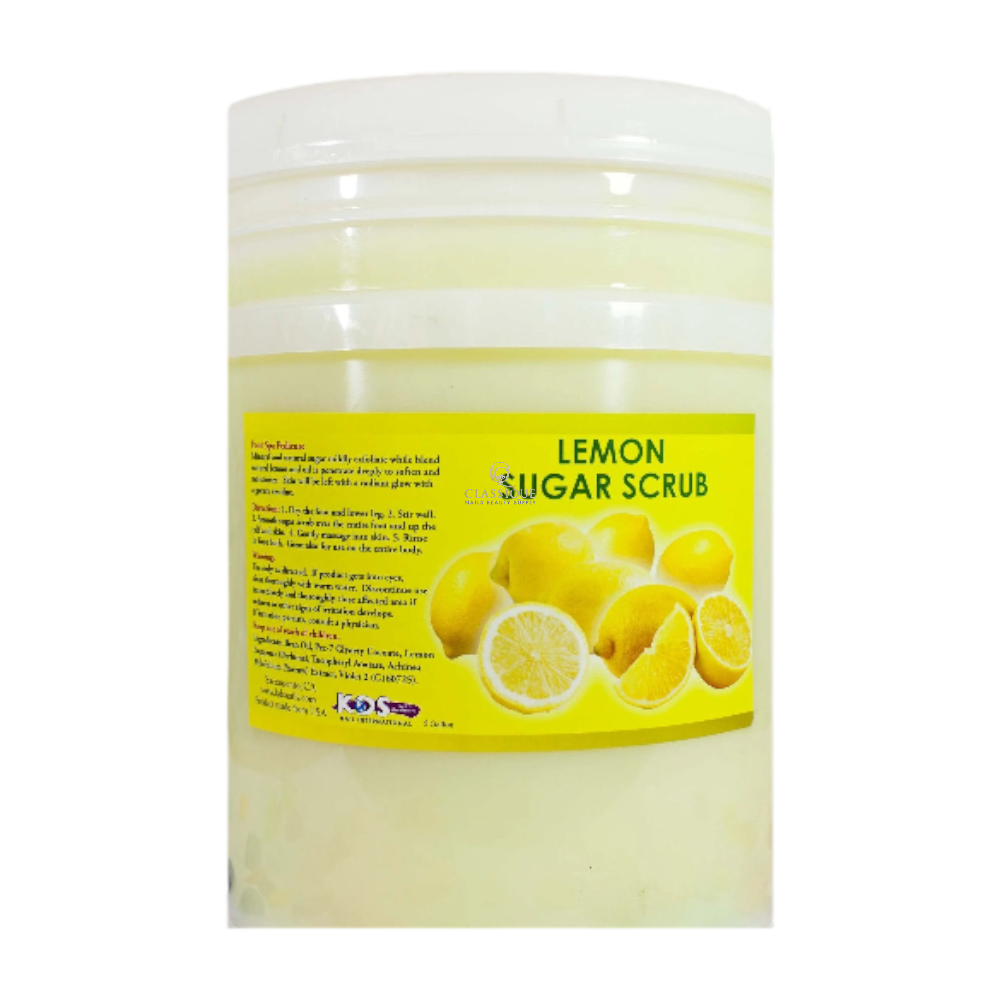 KDS Sugar Scrub 5Gal Bucket - Lemon (Pick Up Only) - Classique Nails Beauty Supply