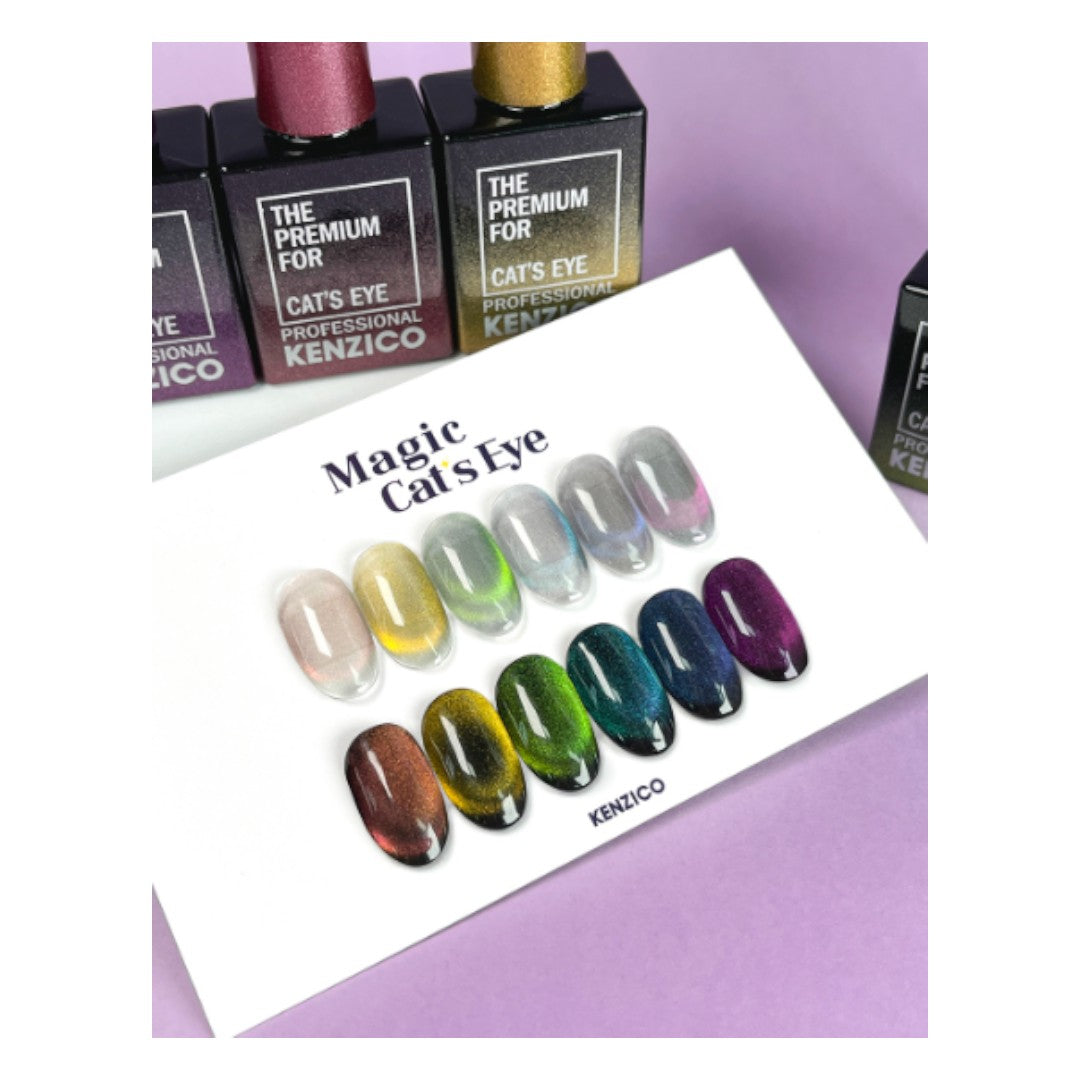 Kenzico Korean Gel Polish, Magnetic Cat Eye Gel Polish MCE-01