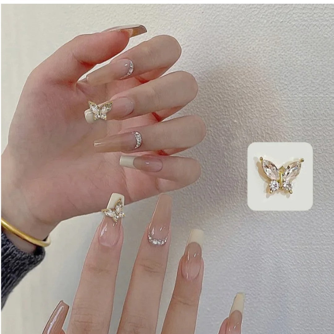 CNBS Rhinestones - Crystal Butterflies 5pcs