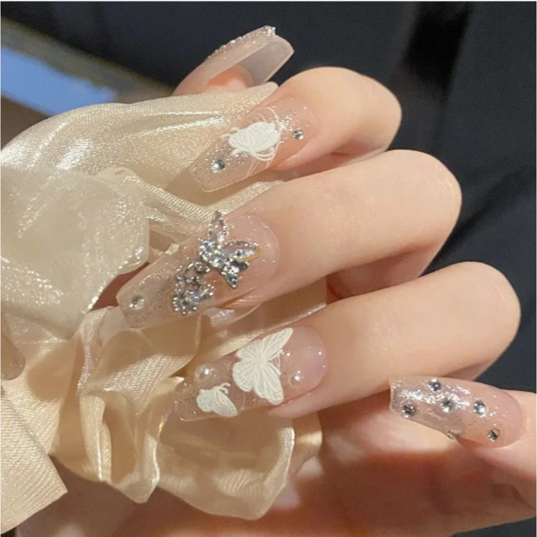 CNBS Rhinestones - Crystal Butterflies 5pcs