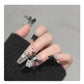CNBS Nail Charms - Zircon Heart w/ Lacey Bow