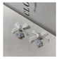 CNBS Nail Charms - Zircon Heart w/ Lacey Bow