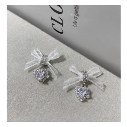 CNBS Lace Bow Love Zircon