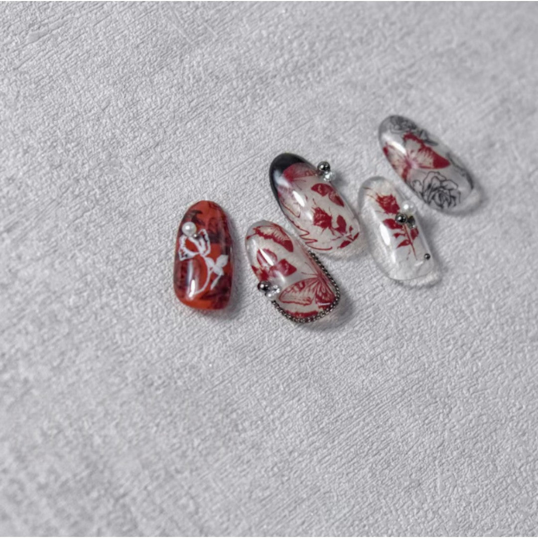 CNBS Nail Stickers, Decals for Nails Mystical Butterflies