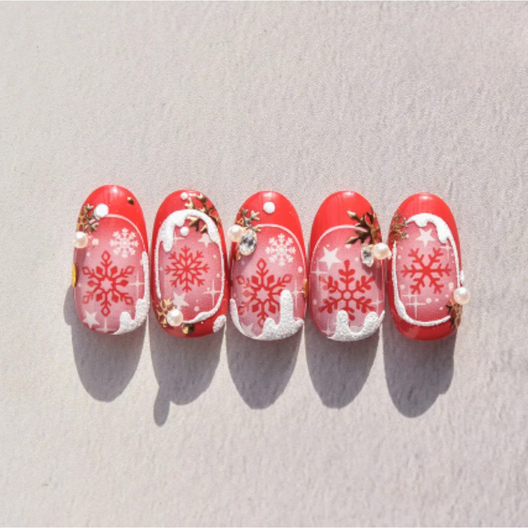 CNBS Nail Stickers, Decals for Nails Snowflakes