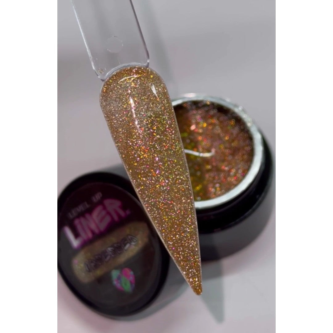 Nails By Dev Reflective Gel Polish Nail Art Liner - Obsessed, nail art in japan