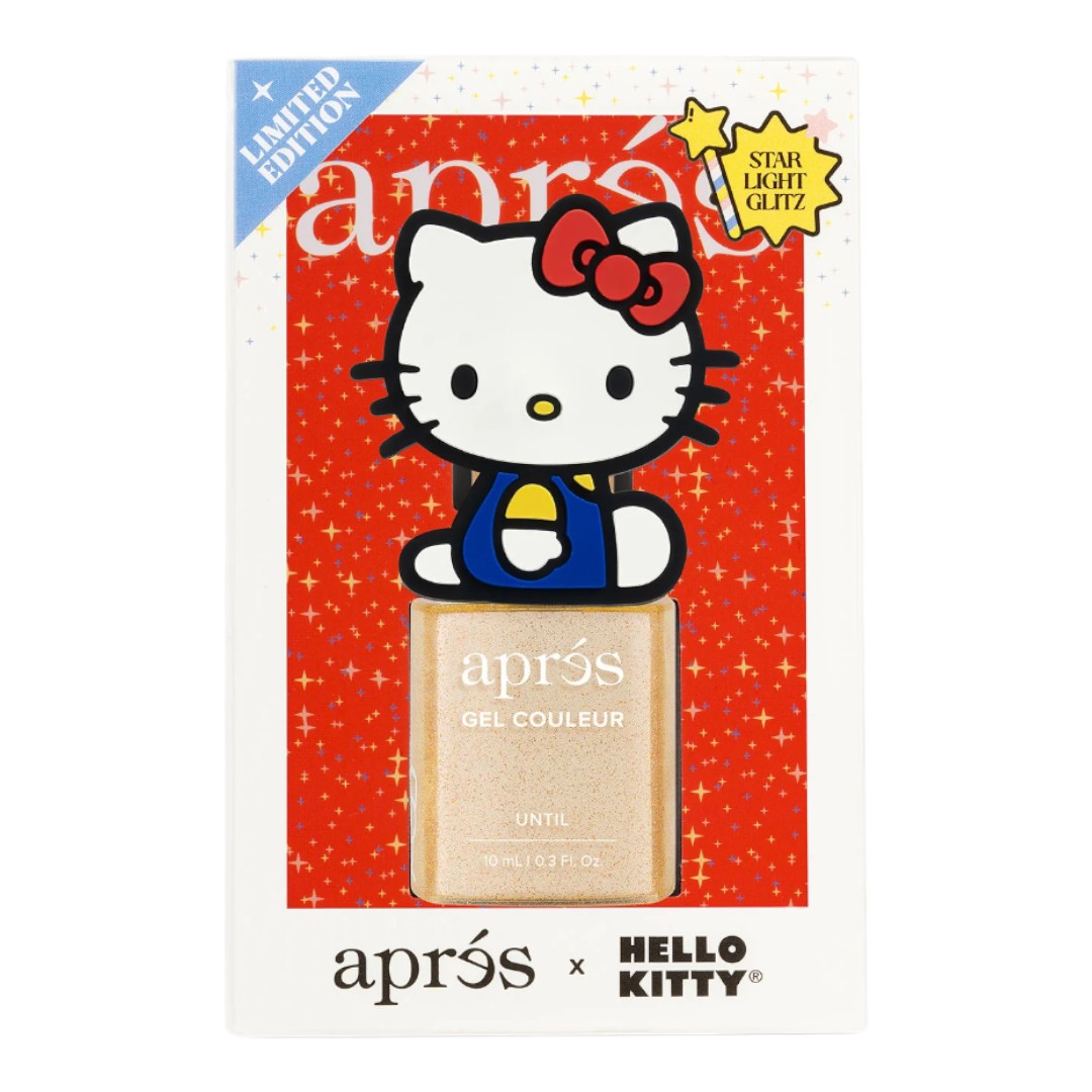 Apres Kitty Flash Glitter Gel Polish Until with Cap Accessory, lynamy nail & beauty supply chicago