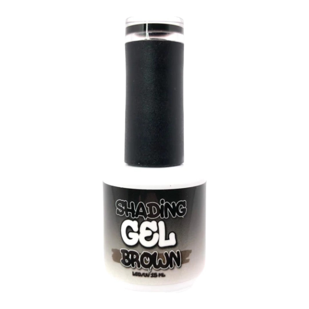 Nails By Dev Shading Gel Brown Black for Cartoon Nail Art, peach color nail art