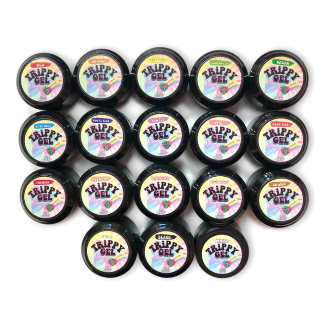 Nails By Dev Trippy 3D Sculpting Gel for 3D Nail Art Design - Peach Nail Art, yellow nail art