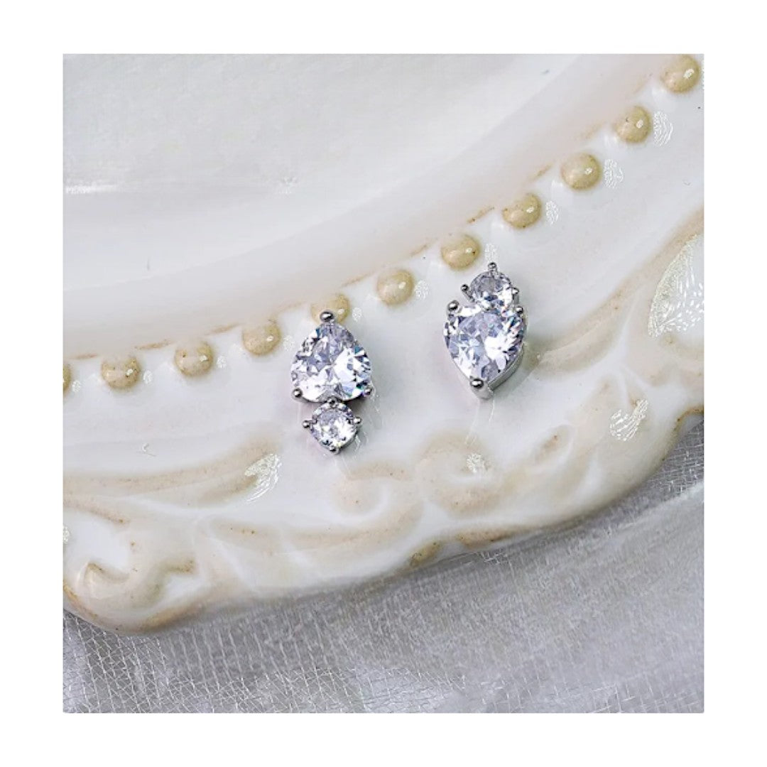 CNBS Rhinestones - Crystal Hearts 8pcs