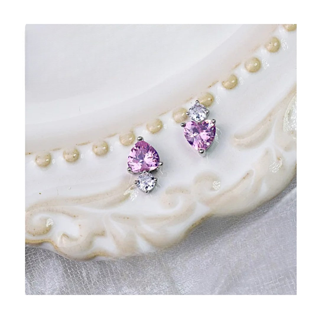 CNBS Rhinestones - Crystal Hearts 8pcs