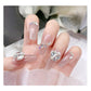 CNBS Nail Charms - White Crystal Clusters 5pcs