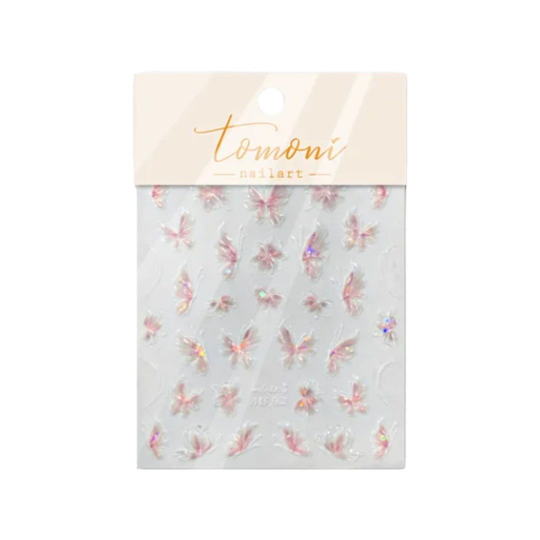 CNBS Nail Stickers, Decals for Nails Crystal Butterflies