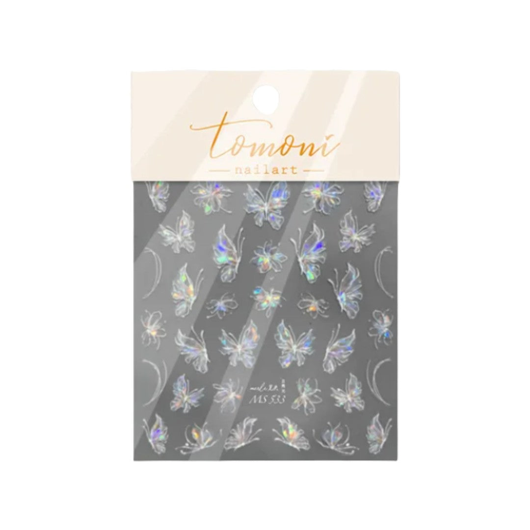 CNBS Nail Stickers, Decals for Nails Crystal Butterflies