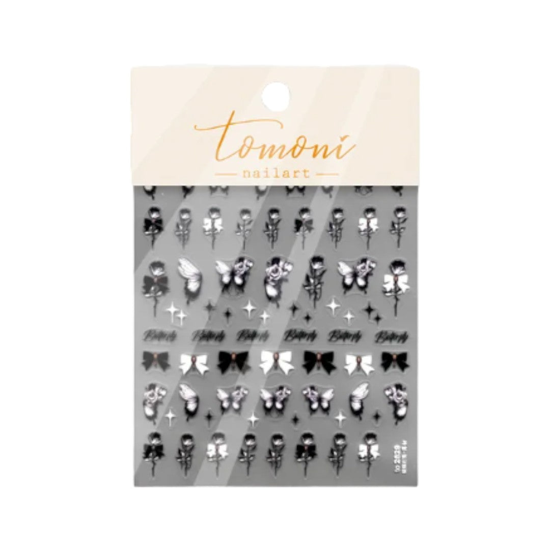 CNBS Rose and Butterfly Nail Stickers