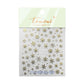 CNBS Nail Stickers, Decals for Nails Metallic Snowflakes