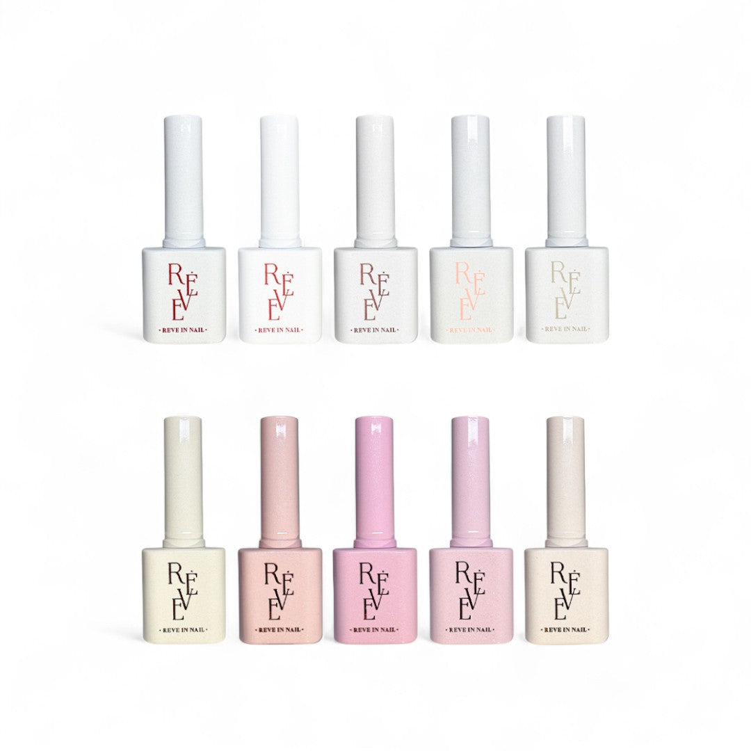 Reve In Nail Glitter Gel Polish - Eve Glitter Collection #RG31-40 (10pcs)