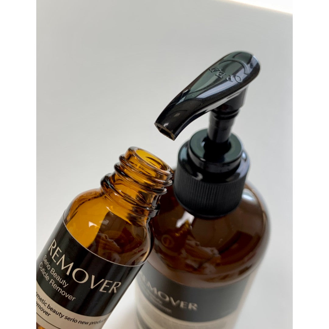 Serio Cuticle Remover 250Ml + Empty Dropper Bottle