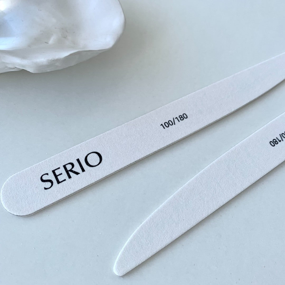 Serio Nail Files - Wood File 100/180 (1pc)
