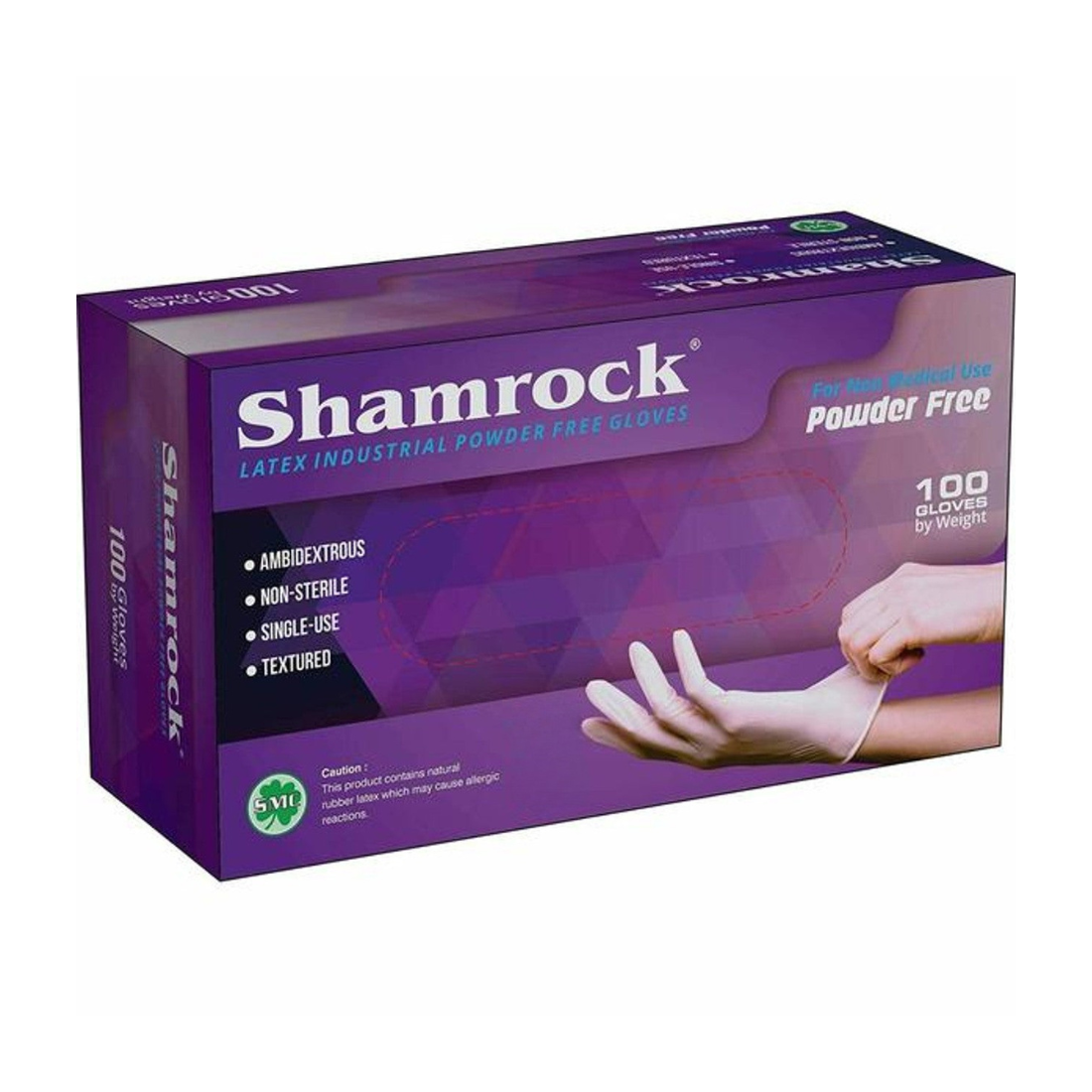 Shamrock Latex Gloves (Box Of 100)