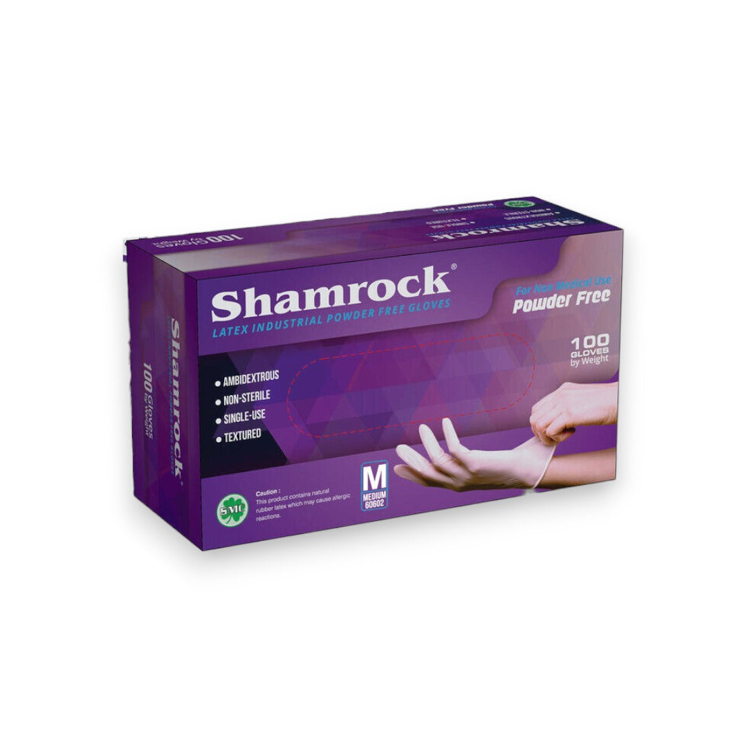 Shamrock Latex Gloves (Box of 100)