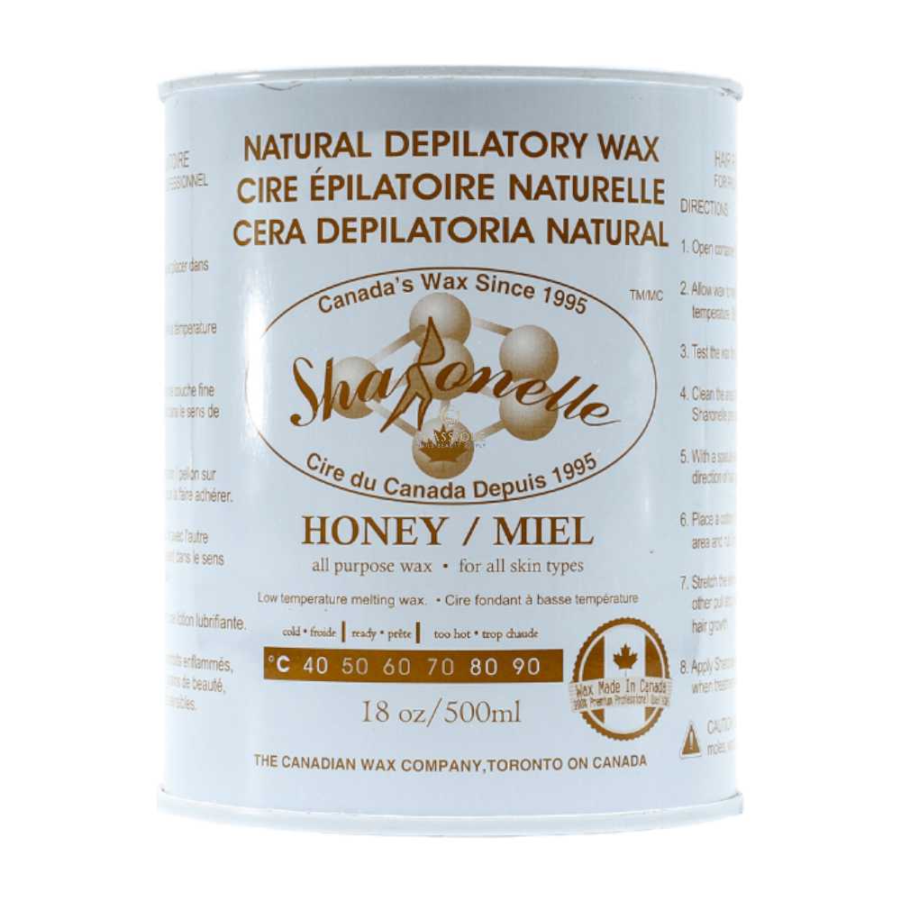 Sharonelle Soft Wax 18oz - Honey (Case of 24) | Best Hair Removal Wax