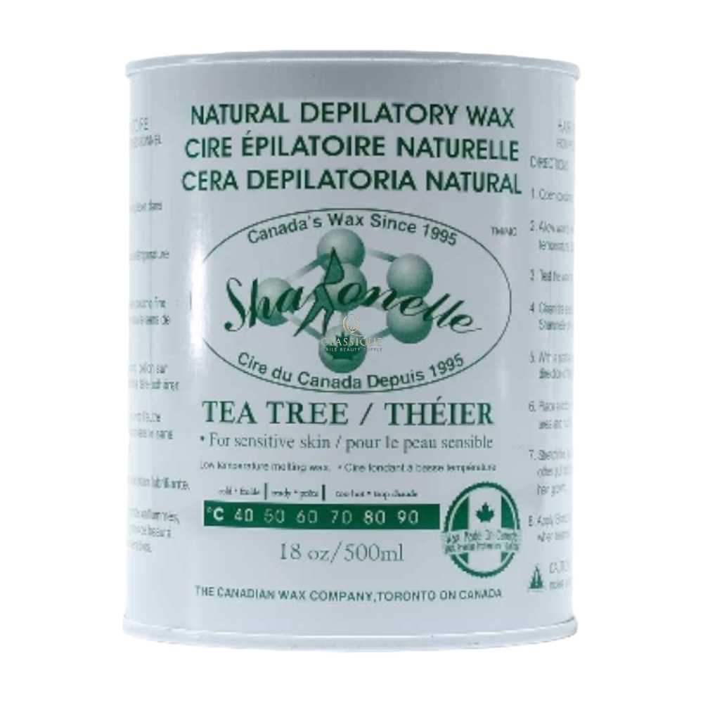 Sharonelle Soft Wax 18oz - Tea Tree (Case of 24) | Best Hair Removal Wax