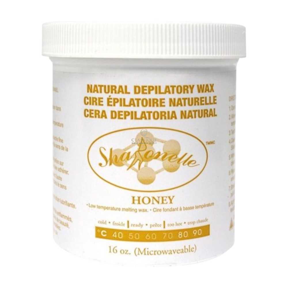 Sharonelle Soft Wax Microwave 16oz - Honey (Case of 24) | Best Hair Removal Wax