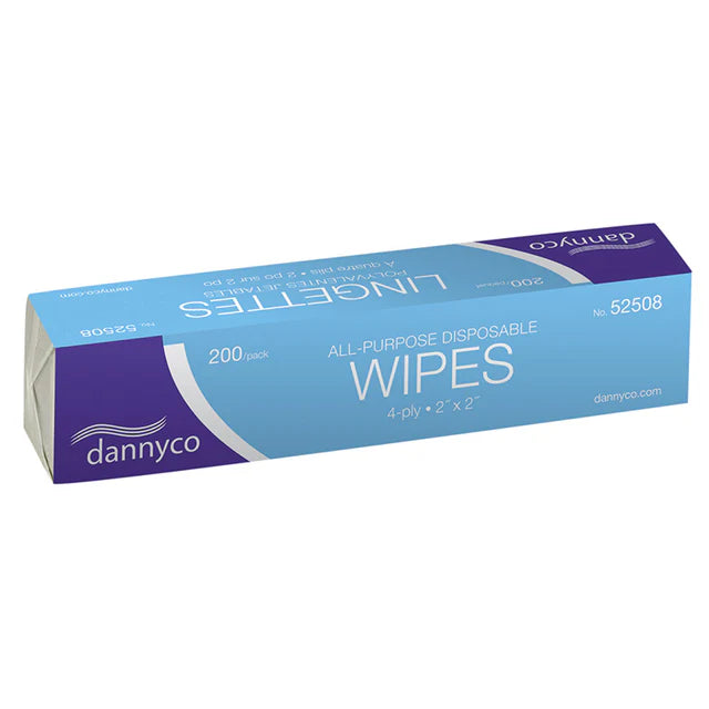 Silkline All Purpose Disposable Wipes 2x2 (Bag of 200)