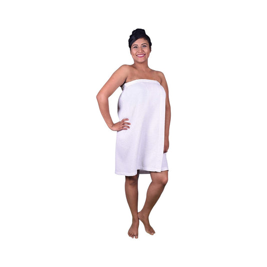 Lotus Spa Towel Wrap - White