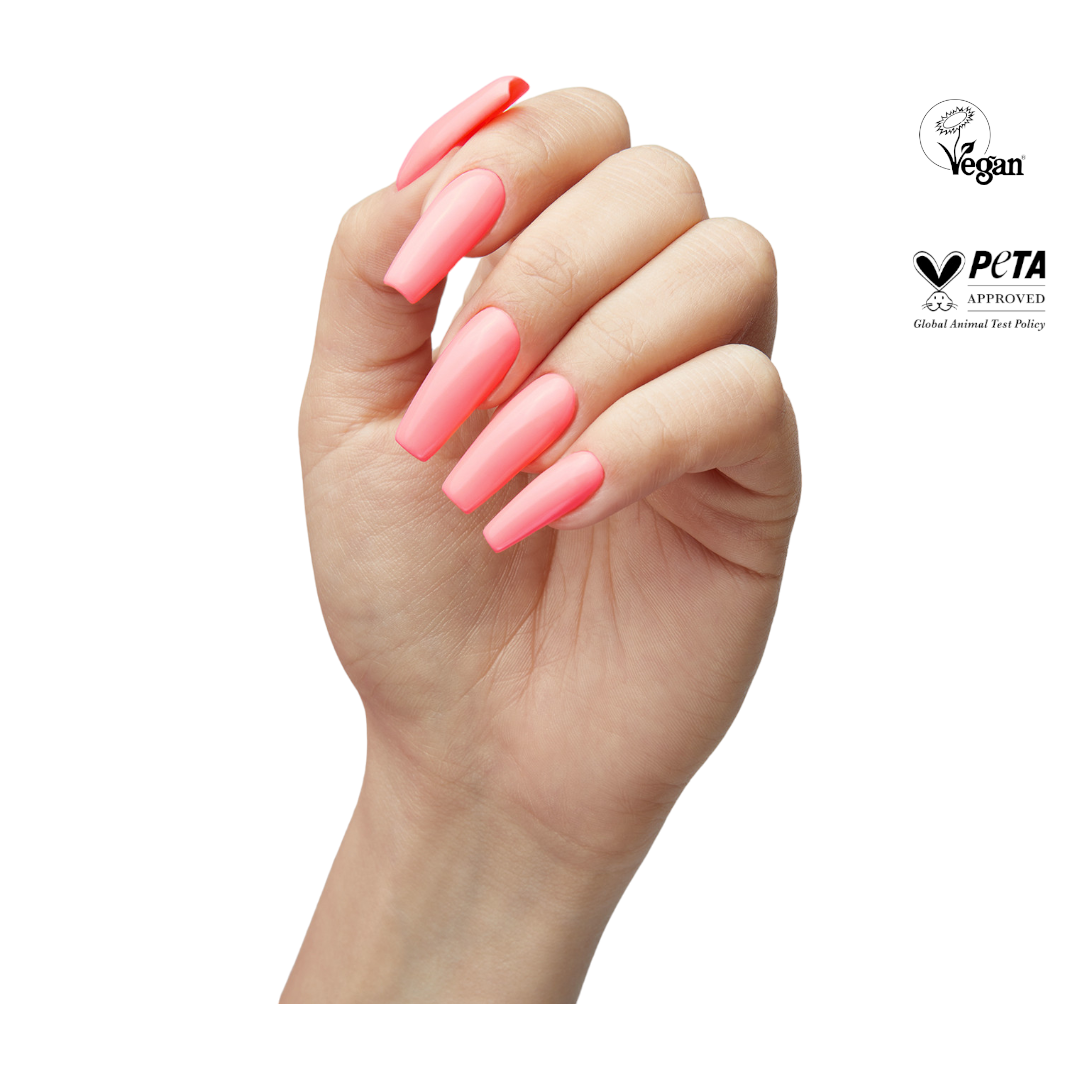 The Gel Bottle Hema-Free Paint - Sprinkles 718 | Coral Gel Polish, coral nail designs