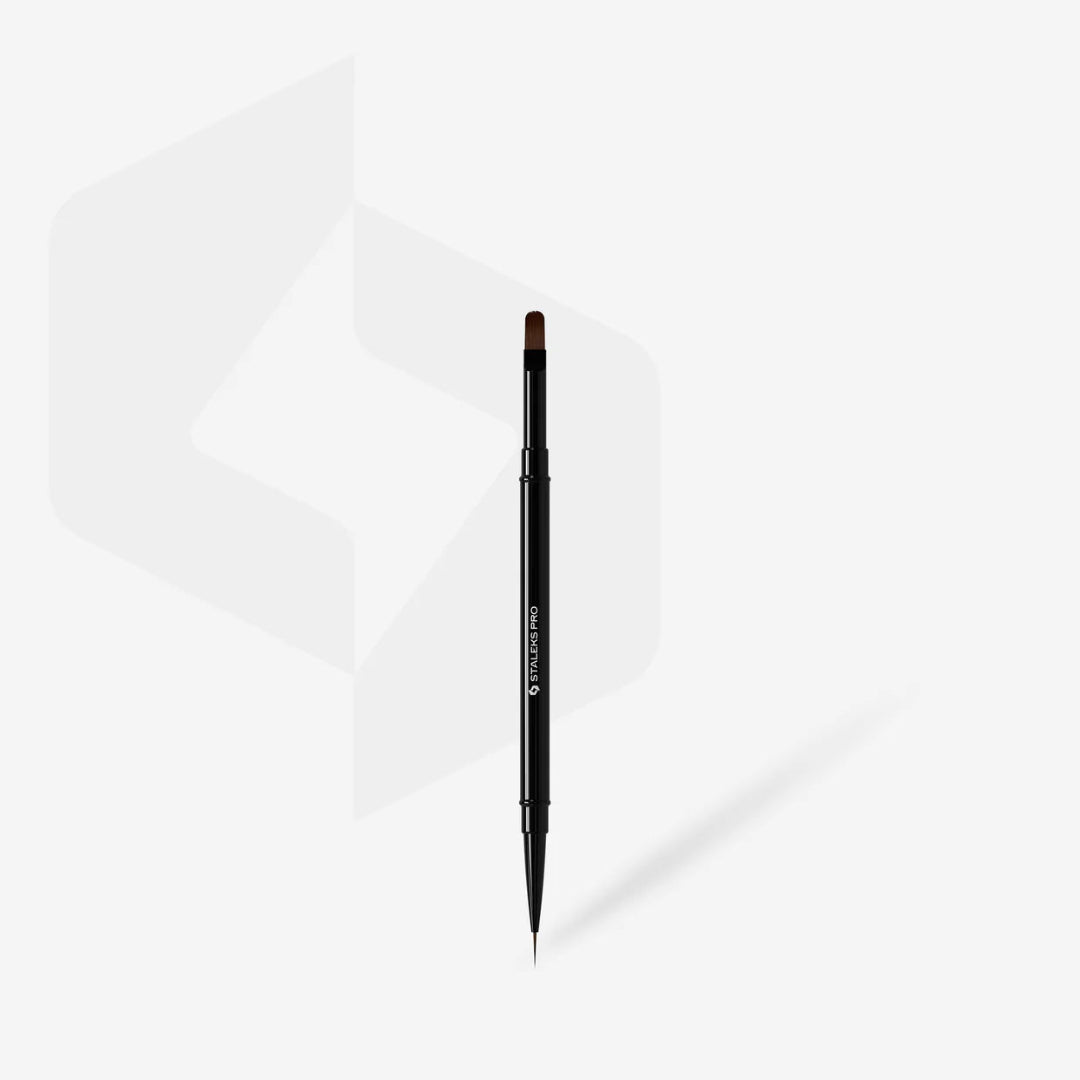 Staleks Double-ended Brush EXPERT Liner (10mm) / for Gel (11mm)