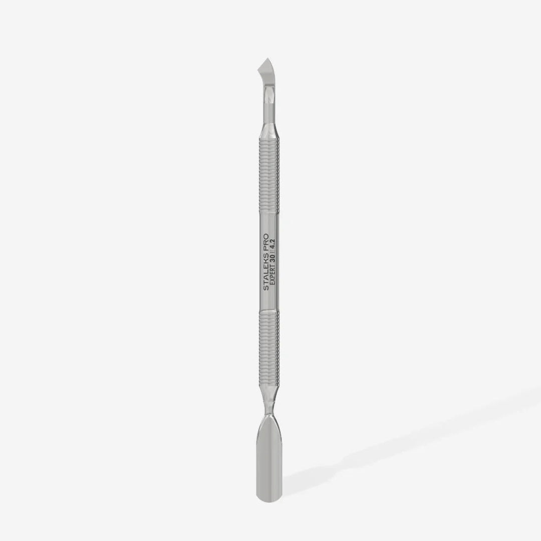 Staleks Manicure Pusher EXPERT 30 TYPE 4.2 (Rounded Wide Pusher and Bent Blade)