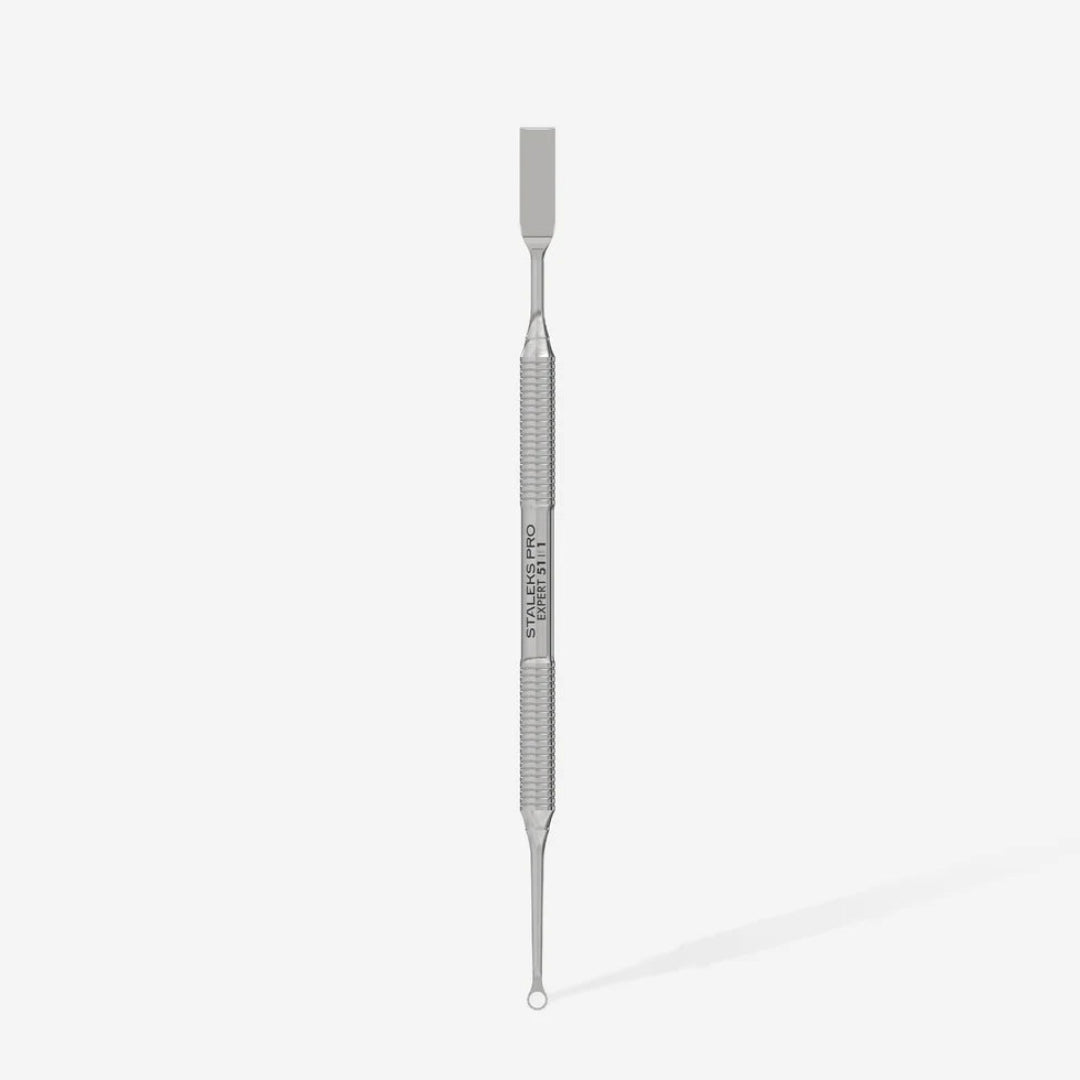 Staleks Manicure Pusher EXPERT 51 TYPE 1 (Straight Flat and Loop Pusher)