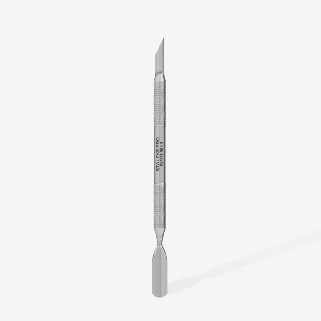Staleks Manicure Pusher EXPERT 90 TYPE 2 (Beveled and Rounded Wide Pusher)